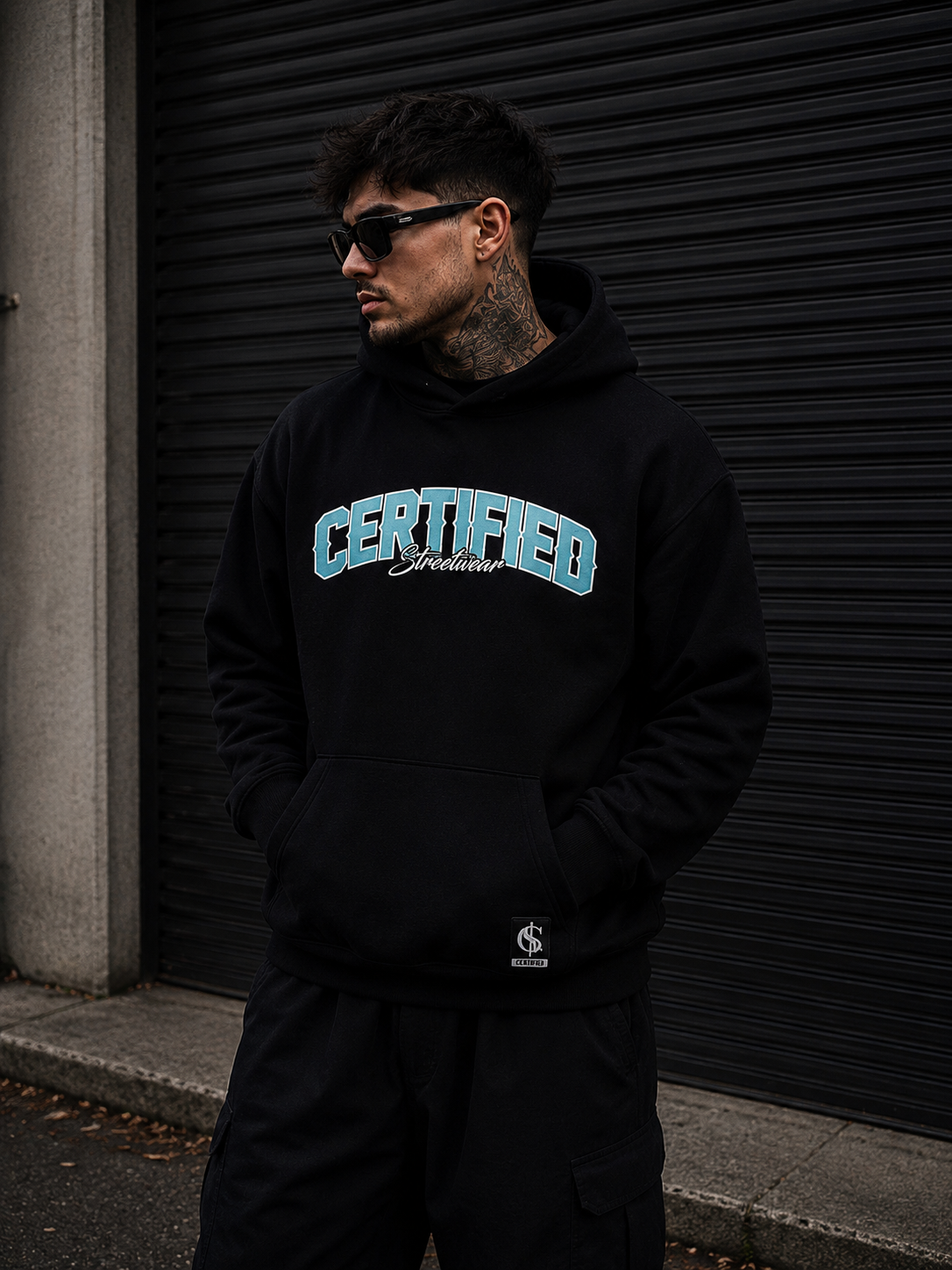 'GET CERTIFIED' CS STAPLE HOODIE 'TIFFANY'