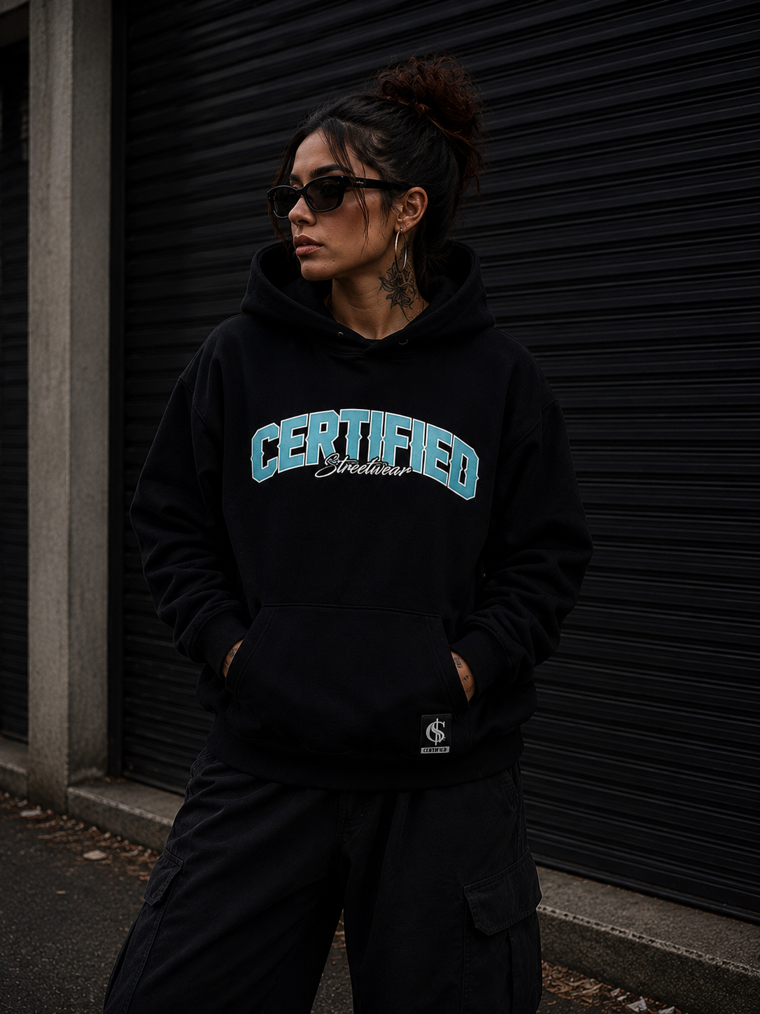 'GET CERTIFIED' CS STAPLE HOODIE 'TIFFANY'
